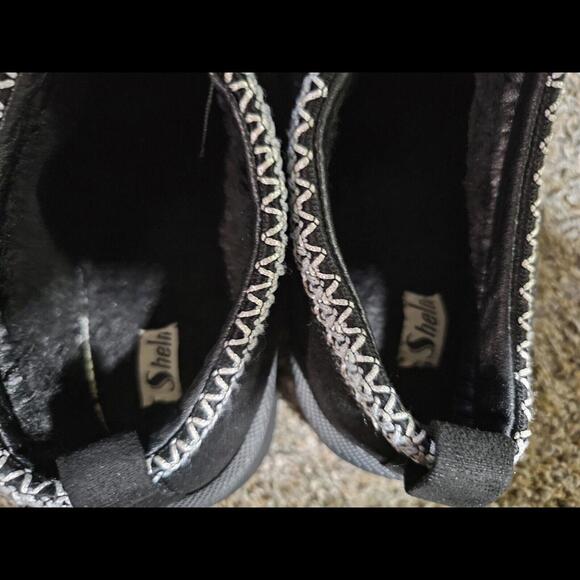 SHELN EUR40 black clog Platform slides - Picture 5 of 8